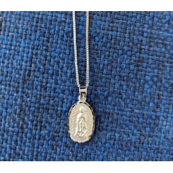 Sterling Virgin Guadalupe Medal